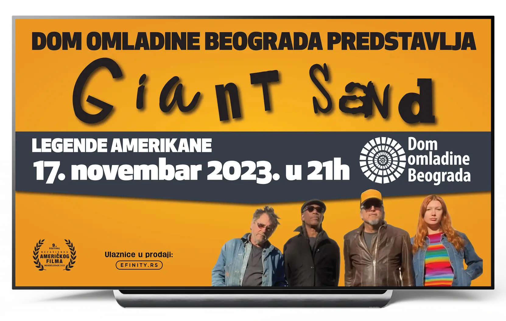 Giant-Sand-tv-ekran